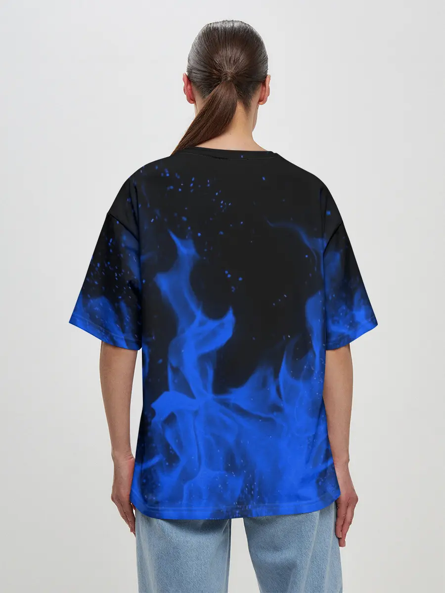 Женская футболка оверсайз / SONIC