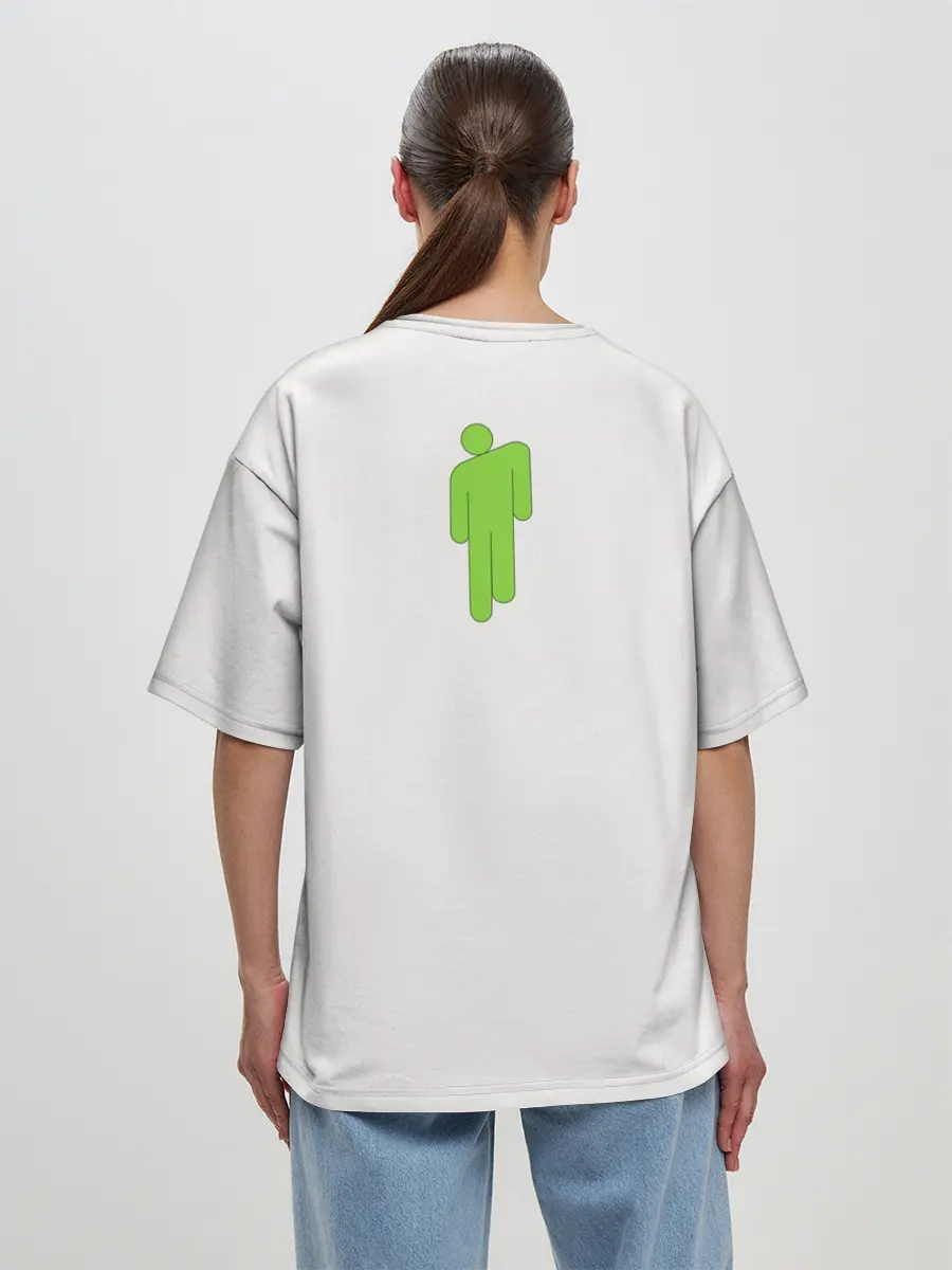 Женская футболка оверсайз / Billie Eilish