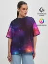 Женская футболка оверсайз / КОСМОС | SPACE