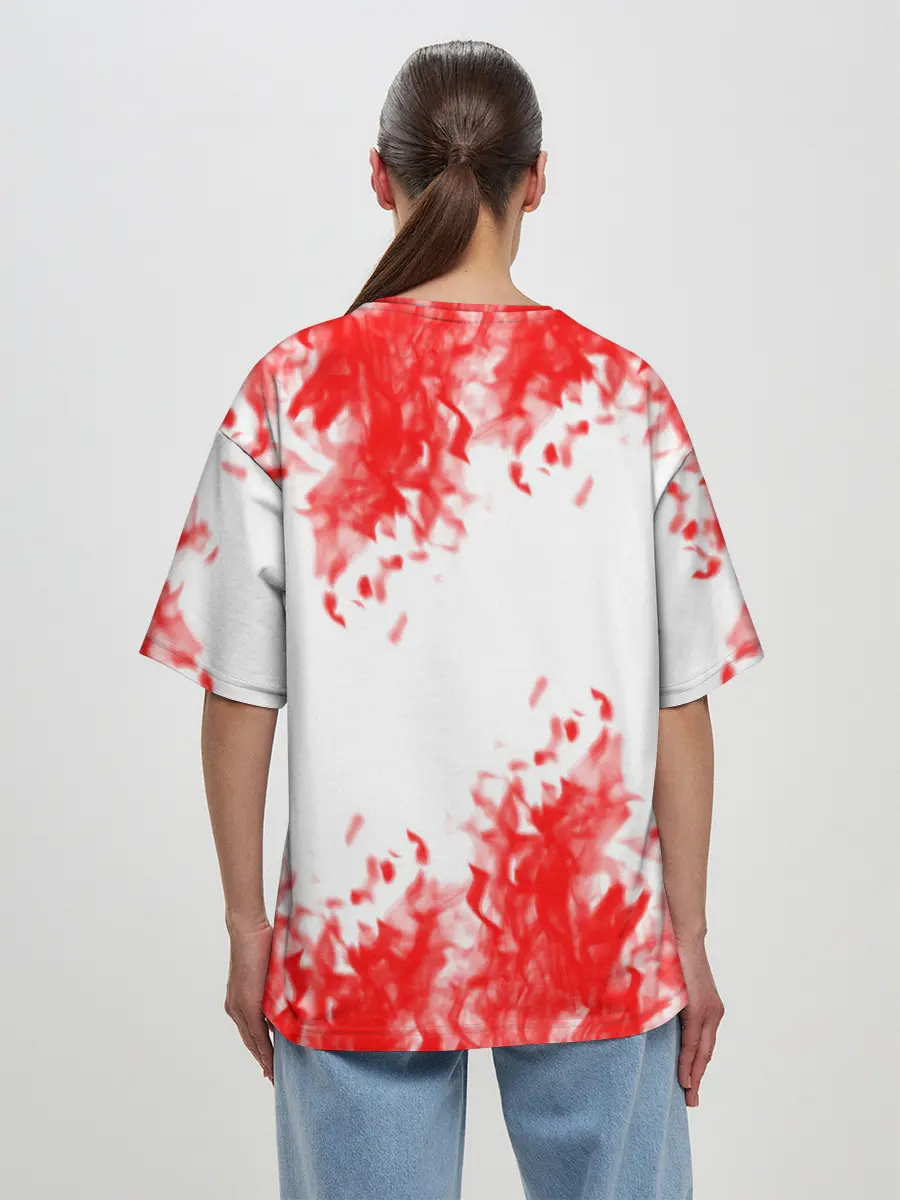 Женская футболка оверсайз / Juice WRLD.