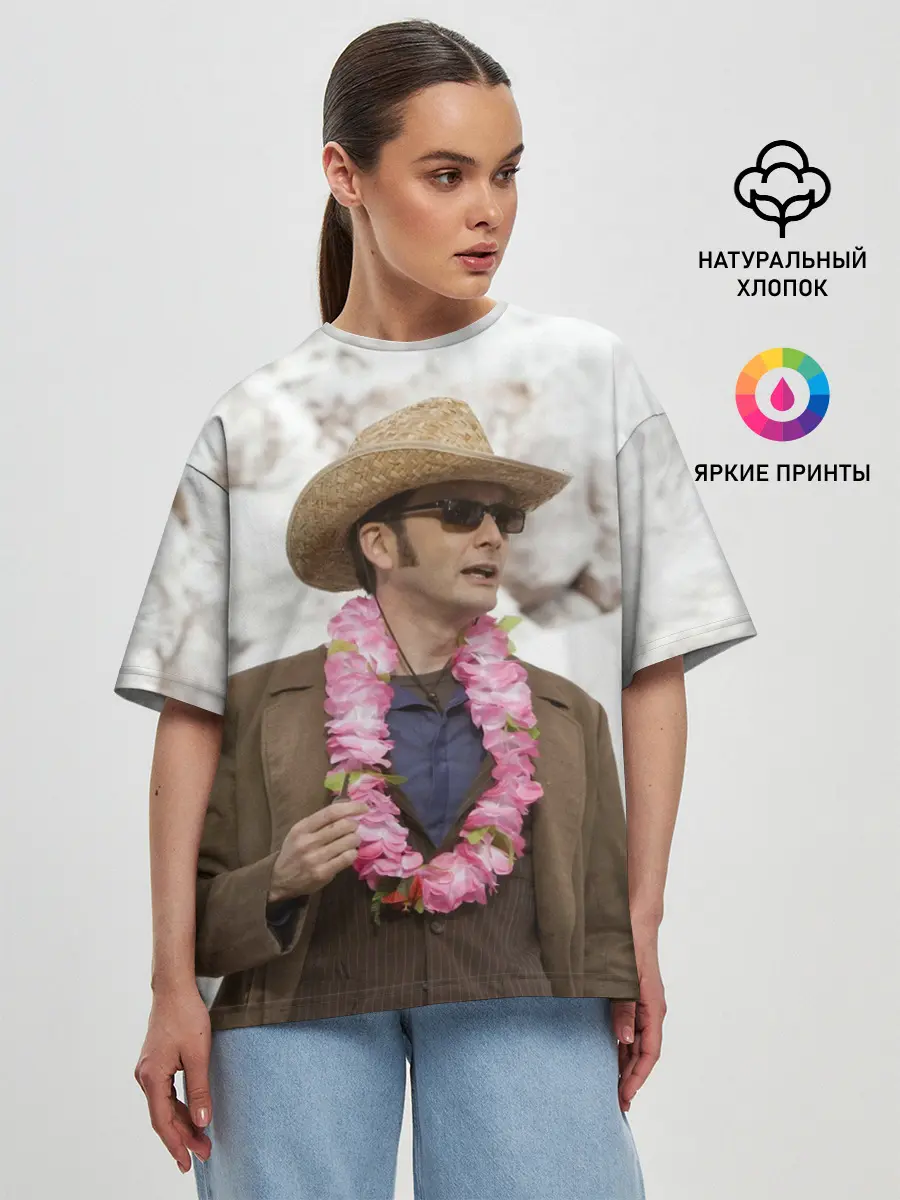 Женская футболка оверсайз / FUNNY DOCTOR