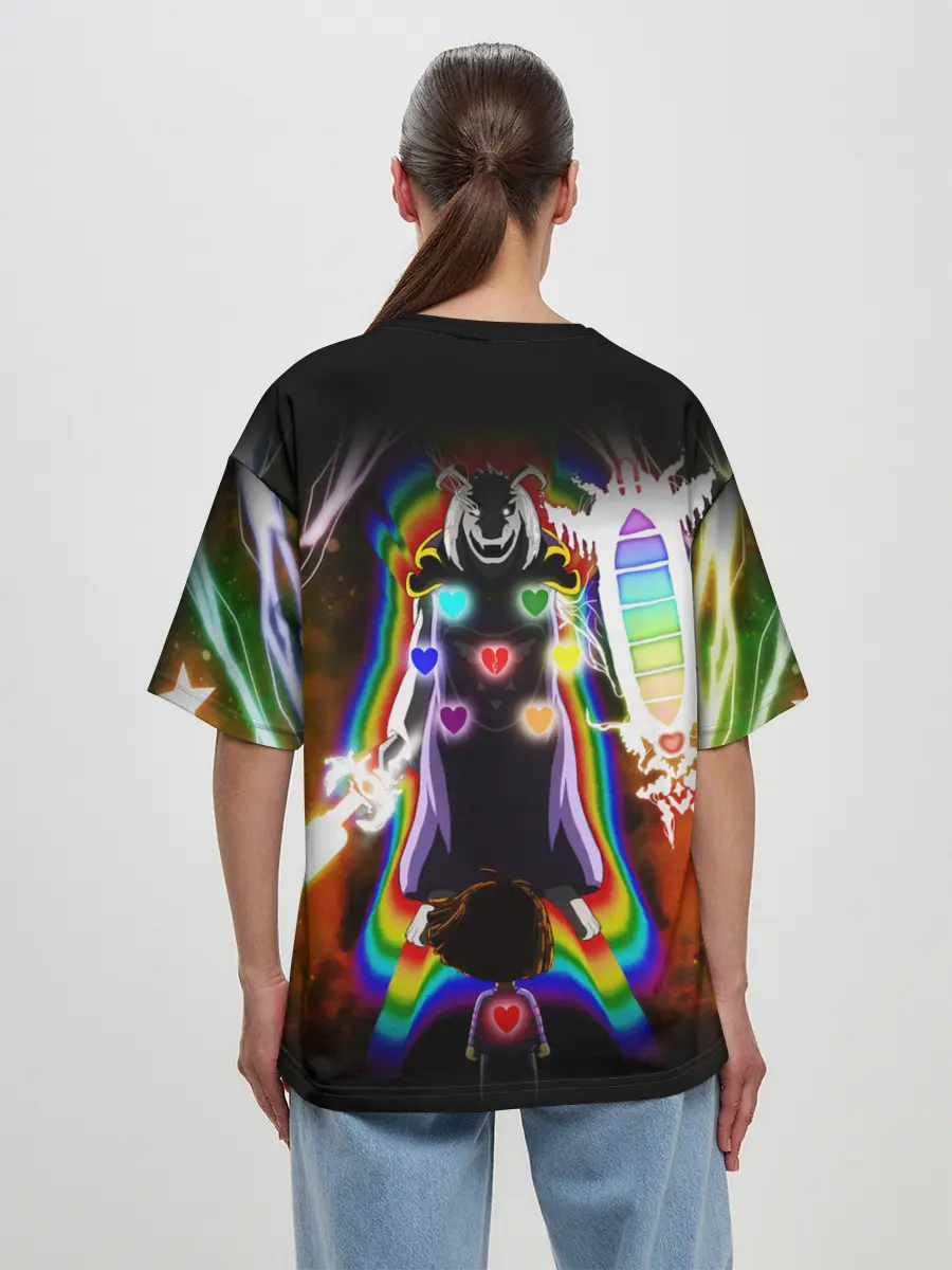 Женская футболка оверсайз / UNDERTALE