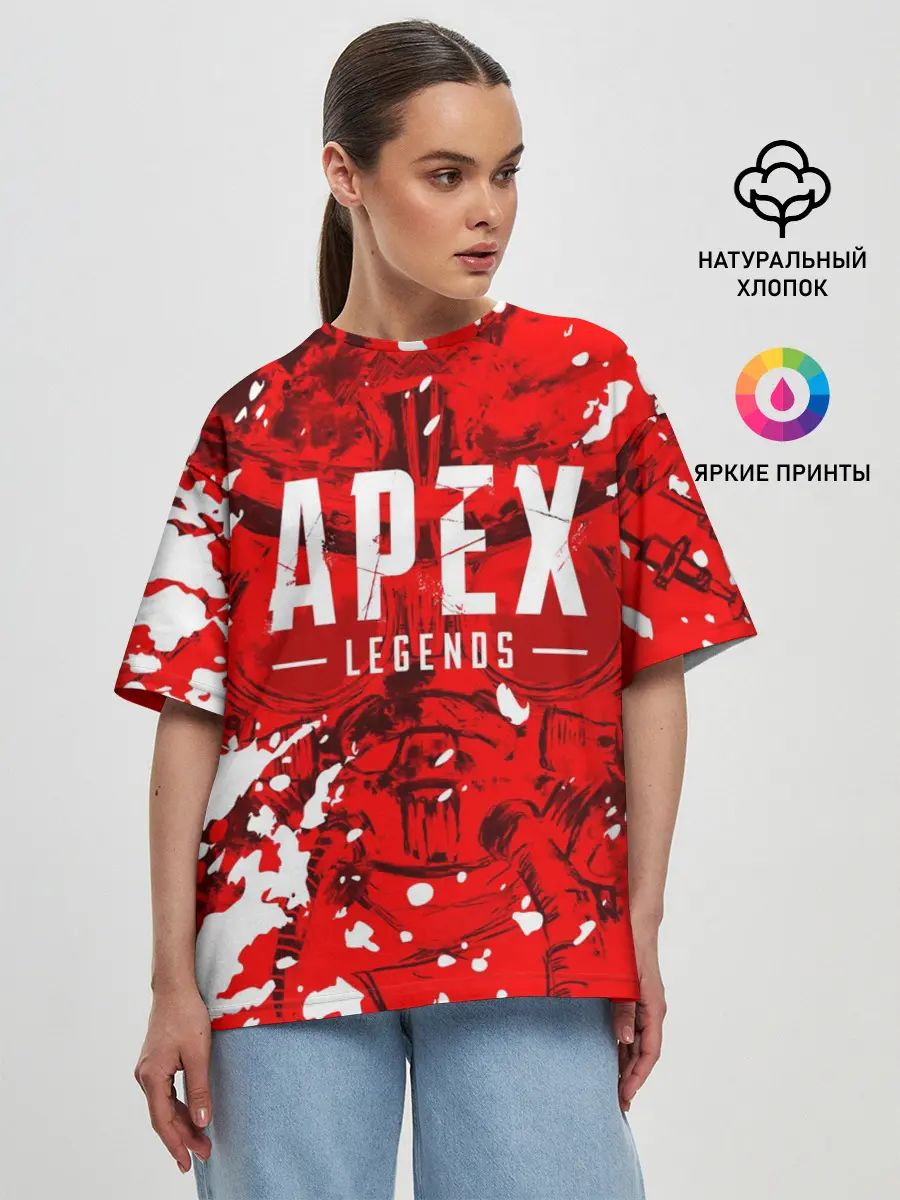 Женская футболка оверсайз / APEX LEGENDS