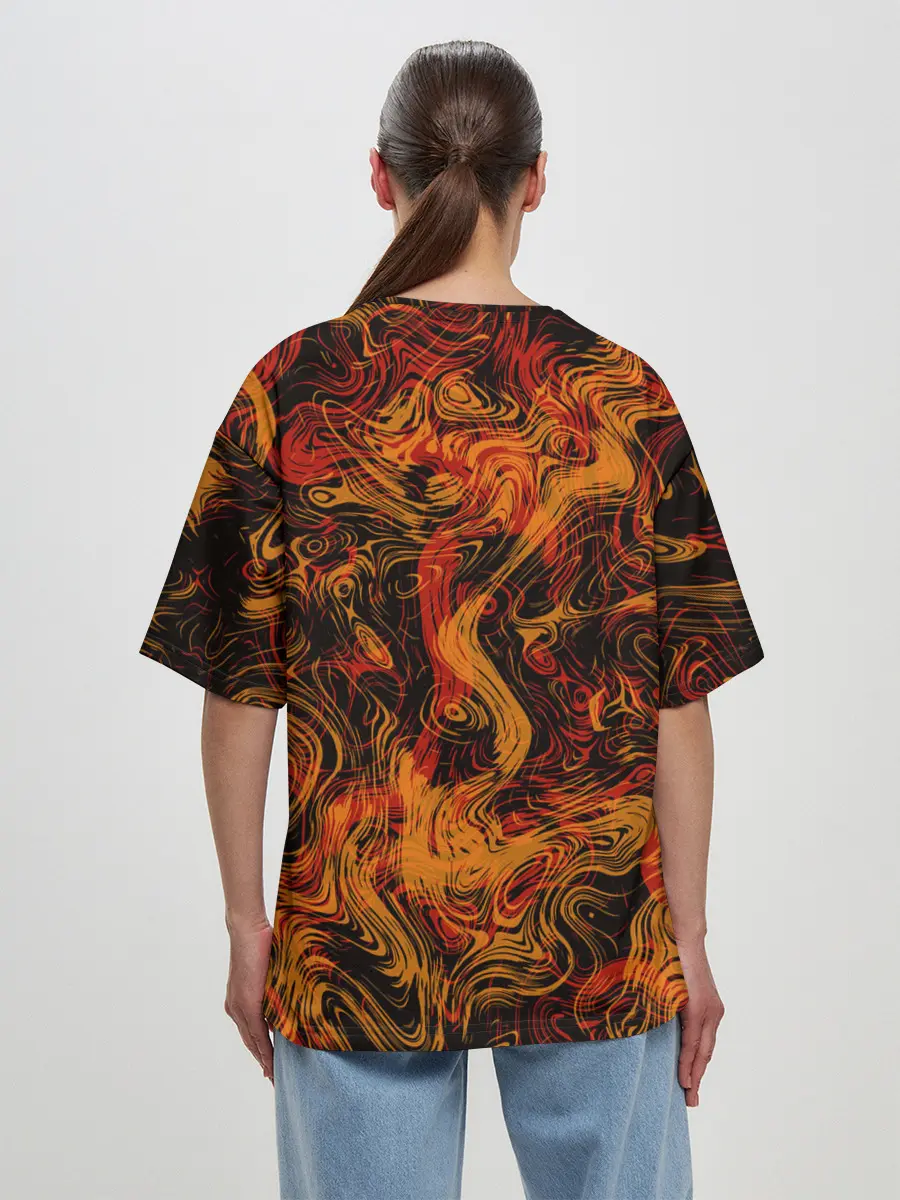 Женская футболка оверсайз / DooM Eternal & 1993