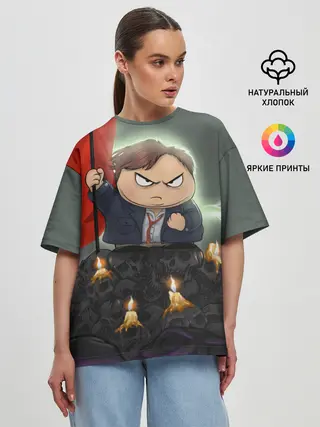 Женская футболка оверсайз / Eric Cartman