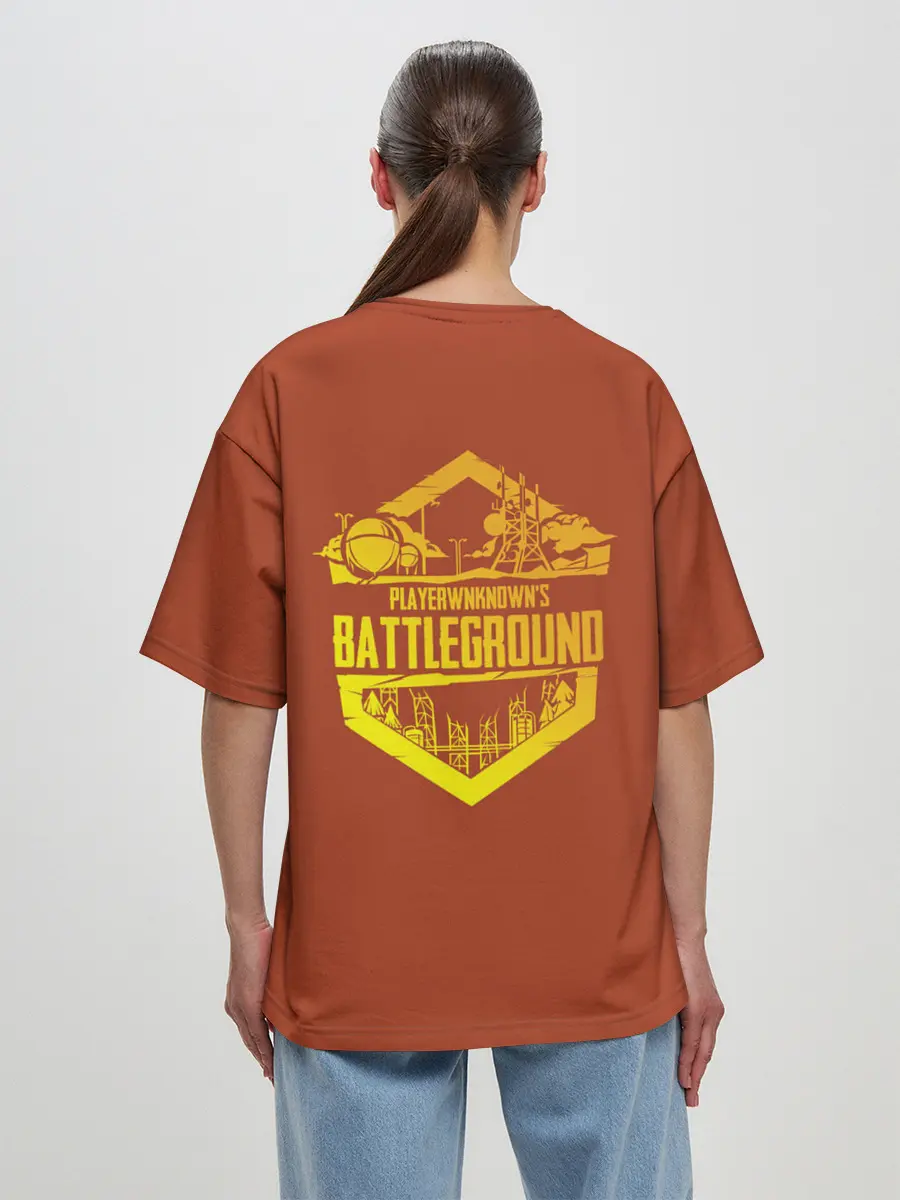 Женская футболка оверсайз / PUBG