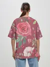 Женская футболка оверсайз / rose