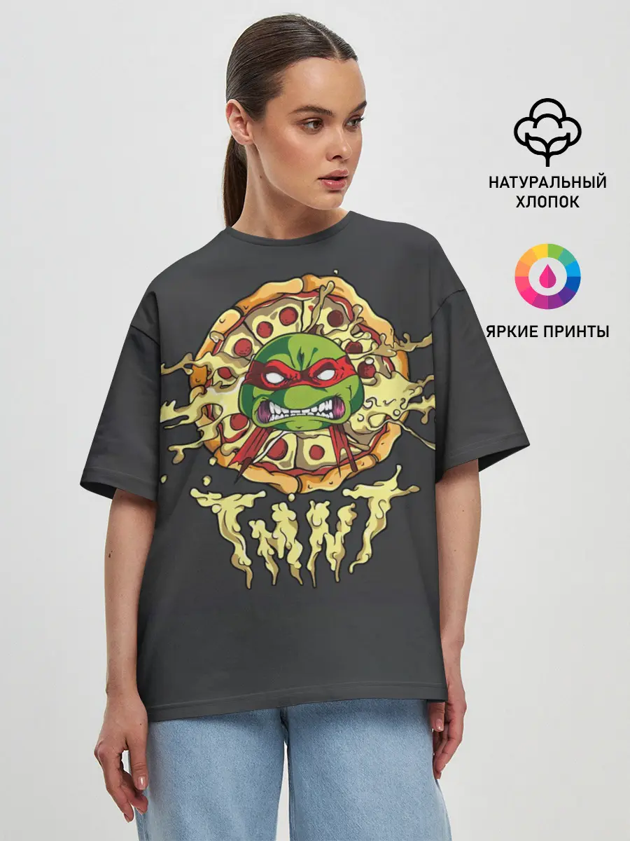 Женская футболка оверсайз / TMNT