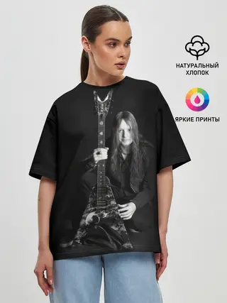 Женская футболка оверсайз / Arch Enemy 55