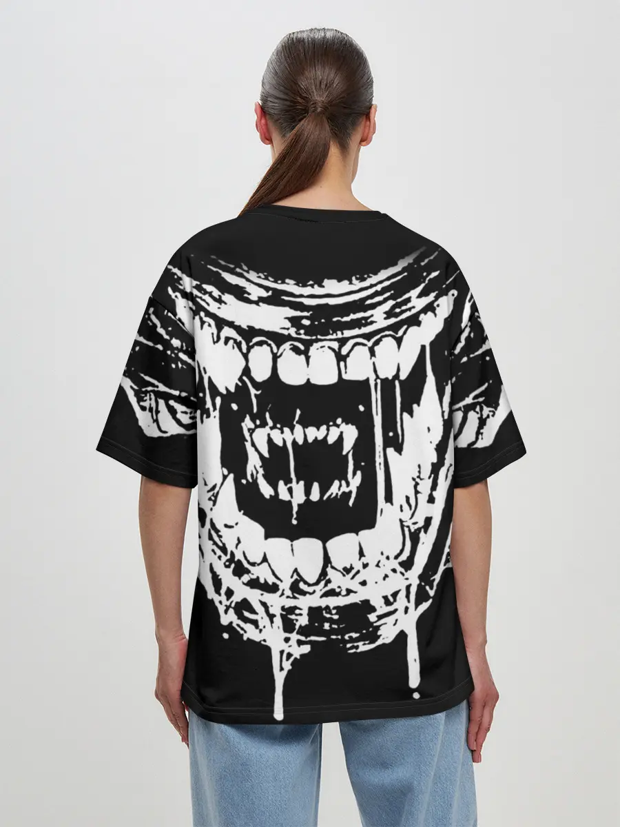 Женская футболка оверсайз / Чужой