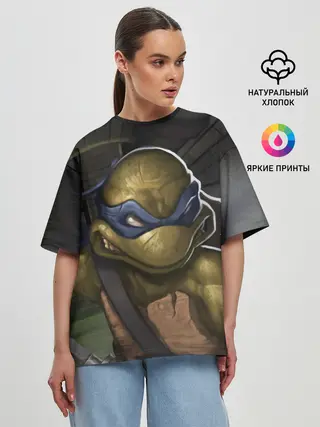 Женская футболка оверсайз / ЛЕОНАРДО