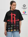 Женская футболка оверсайз / Houston Rockets