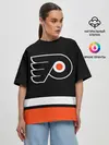 Женская футболка оверсайз / Филадельфия Флайерз