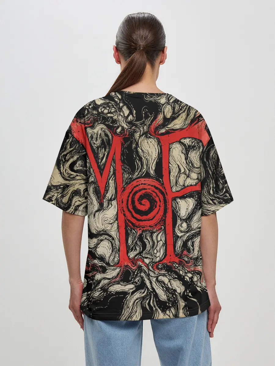 Женская футболка оверсайз / Чумной доктор Мор