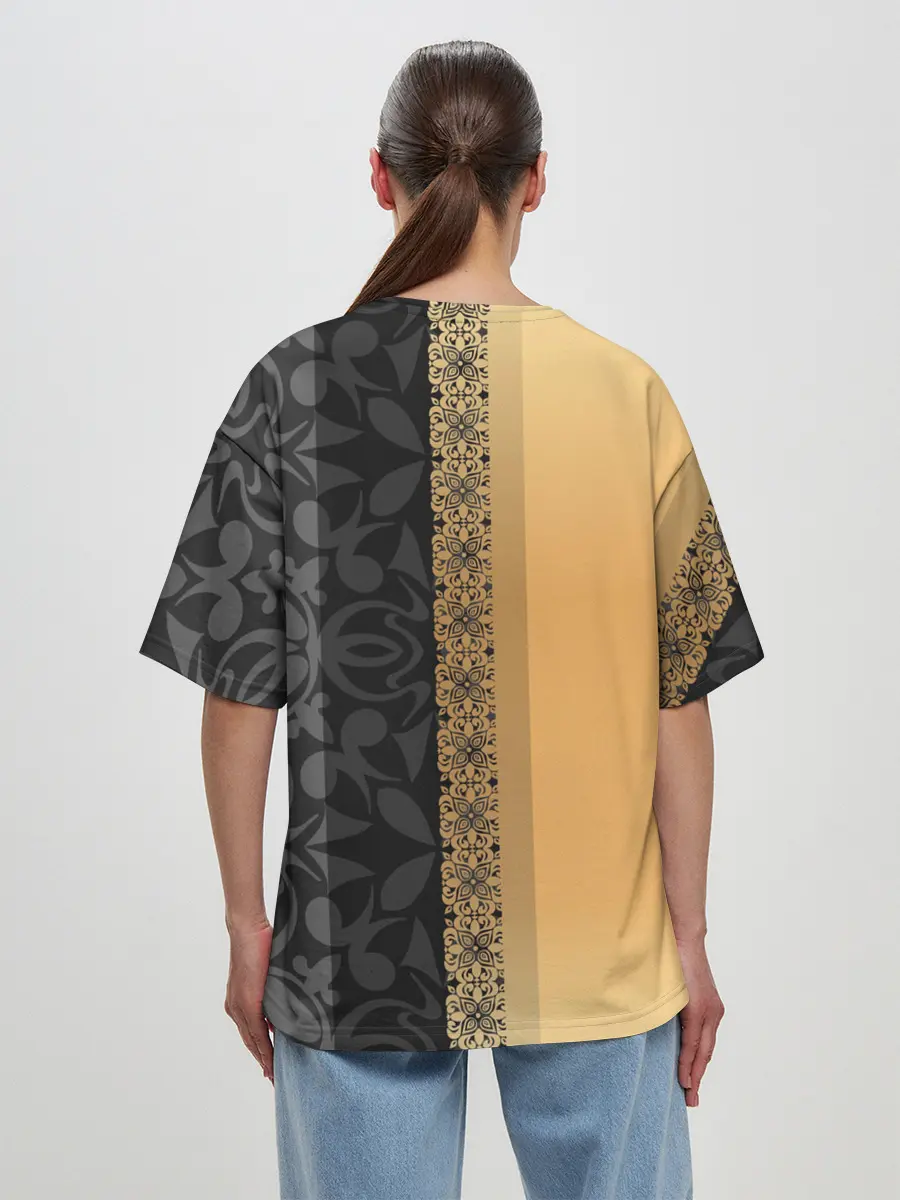 Женская футболка оверсайз / СССР | СЕРП И МОЛОТ