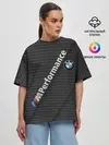 Женская футболка оверсайз / BMW