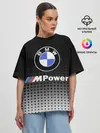 Женская футболка оверсайз / BMW