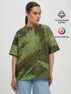Женская футболка оверсайз / КАМУФЛЯЖ BROWN