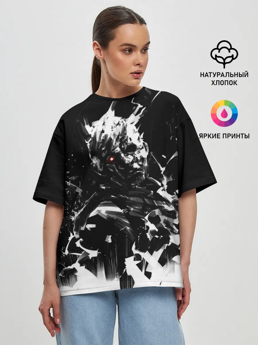 Женская футболка оверсайз / Dead by Daylight