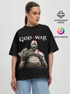 Женская футболка оверсайз / God of War