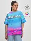 Женская футболка оверсайз / Атмосфера