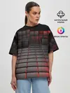 Женская футболка оверсайз / КАРБОНОВЫЕ ПЛИТЫ