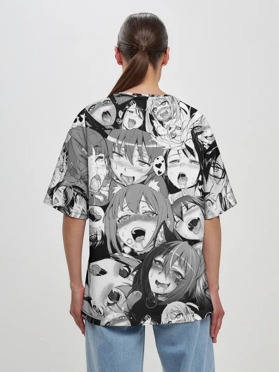 Женская футболка оверсайз / СЕНПАЙ / SENPAI