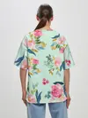 Женская футболка оверсайз / Цветы