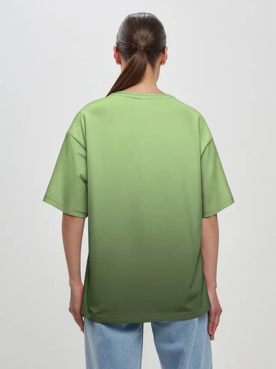 Женская футболка оверсайз / Catbus Studio Ghibli Котобус