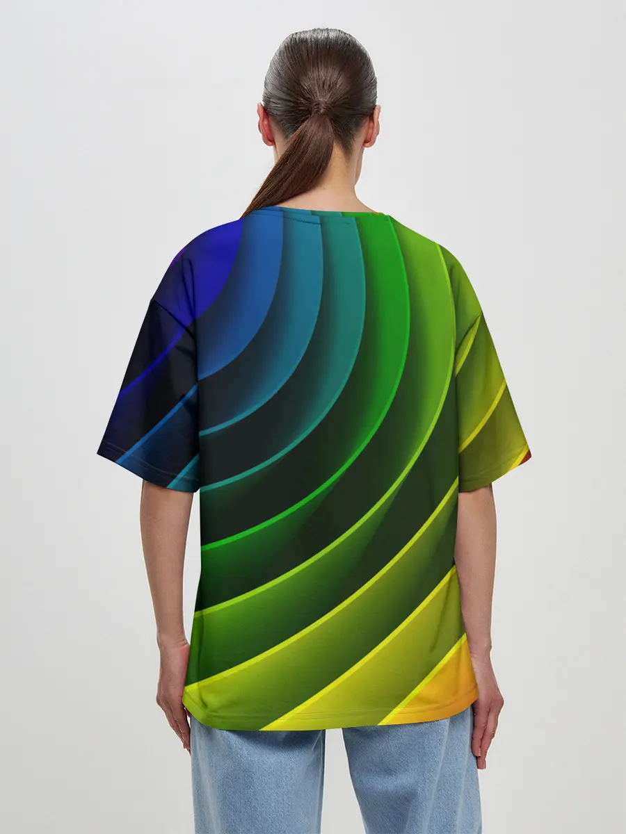 Женская футболка оверсайз / Color