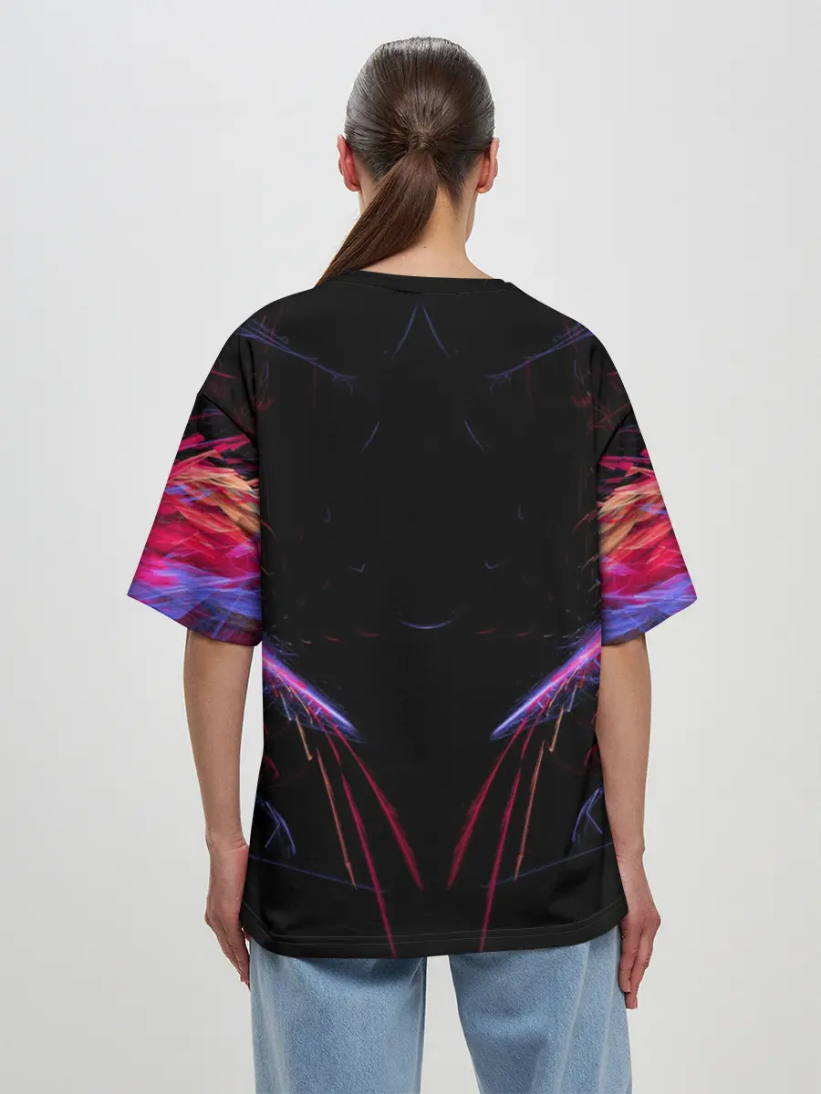 Женская футболка оверсайз / N7 | Neon Style