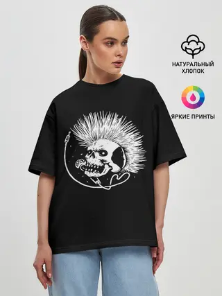 Женская футболка оверсайз / Панк | Punk