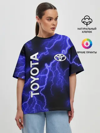 Женская футболка оверсайз / TOYOTA