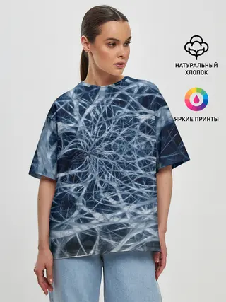 Женская футболка оверсайз / Нервная система