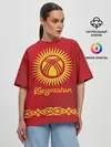 Женская футболка оверсайз / Киргизия