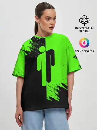 Женская футболка оверсайз / BILLIE EILISH / БИЛЛИ АЙЛИШ