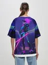 Женская футболка оверсайз / League of legends Akali KDA