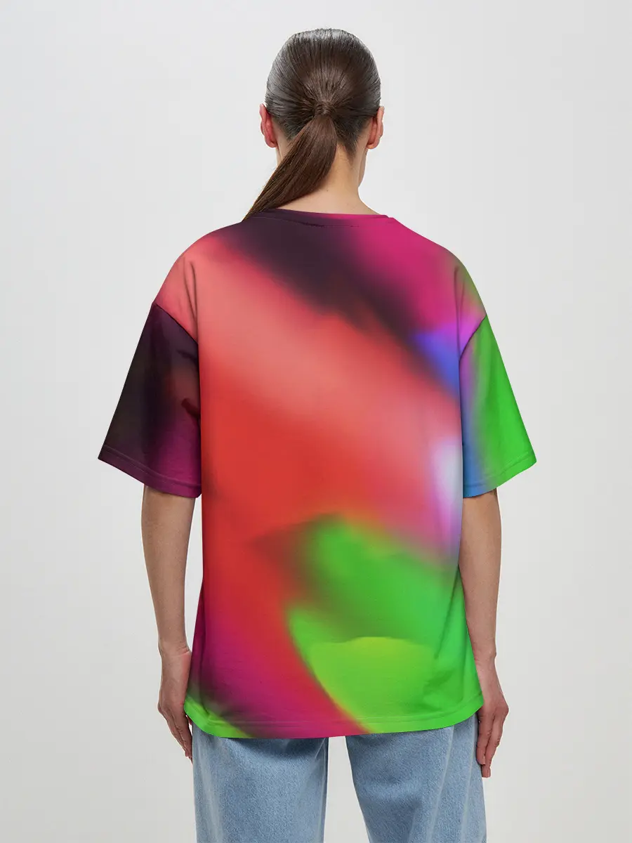 Женская футболка оверсайз / Художник по жизни