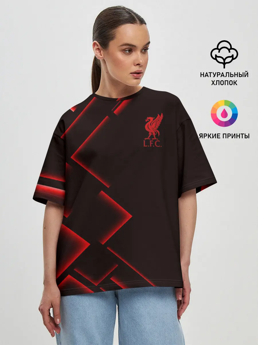 Женская футболка оверсайз / Liverpool F.C.