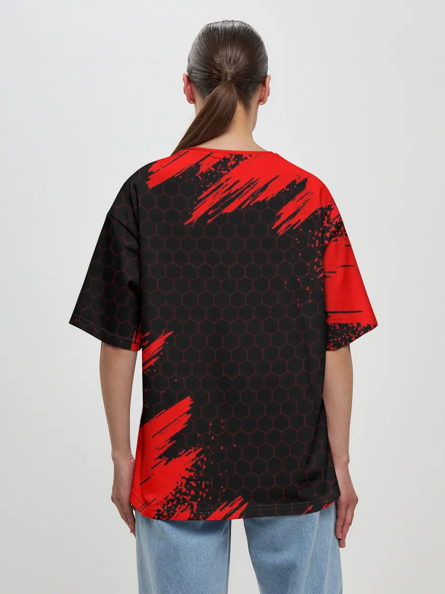 Женская футболка оверсайз / AUDI