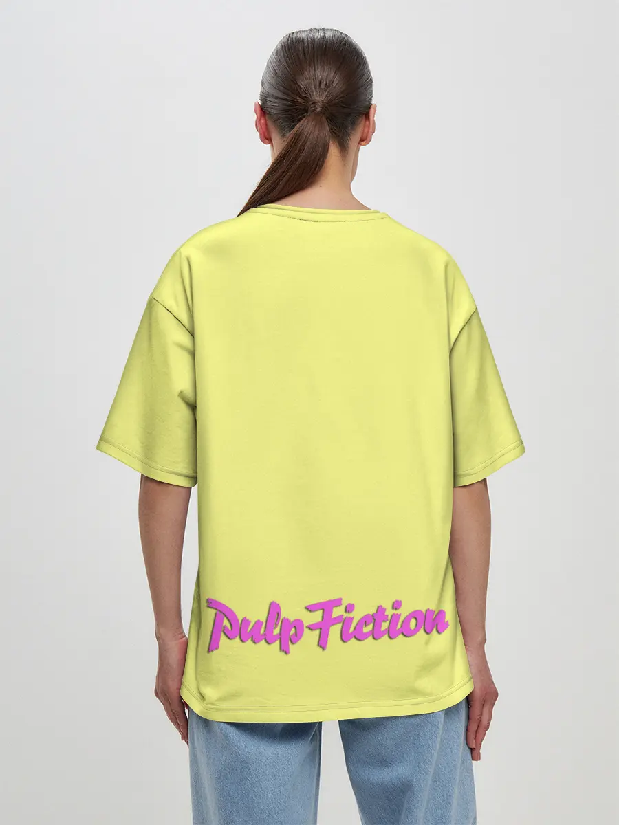 Женская футболка оверсайз / Криминальное чтиво