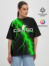 Женская футболка оверсайз / COUNTER STRIKE