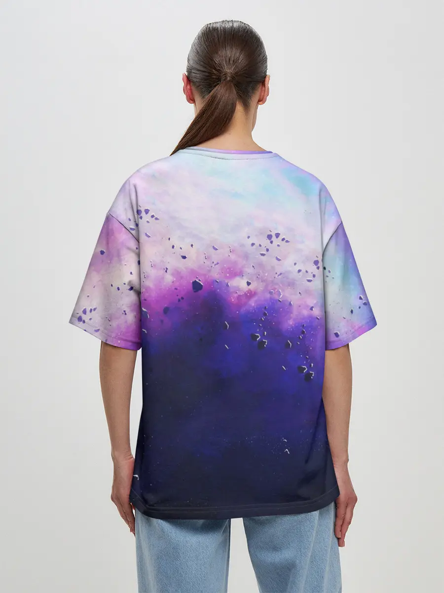 Женская футболка оверсайз / АСТРОНАВТ