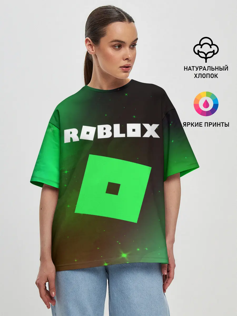 Женская футболка оверсайз / ROBLOX / РОБЛОКС