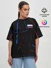 Женская футболка оверсайз / Россия | Russia