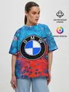 Женская футболка оверсайз / BMW