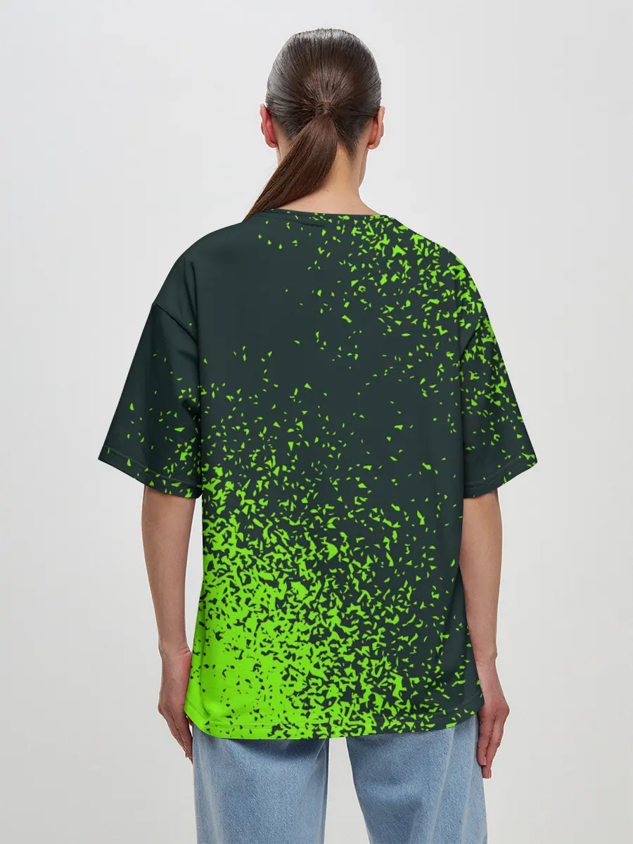 Женская футболка оверсайз / PUBG / ПАБГ