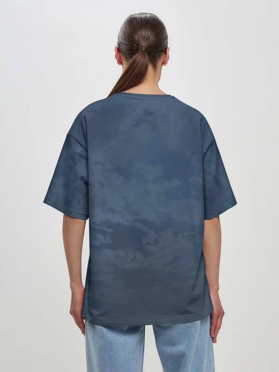 Женская футболка оверсайз / 2610535