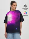 Женская футболка оверсайз / Space