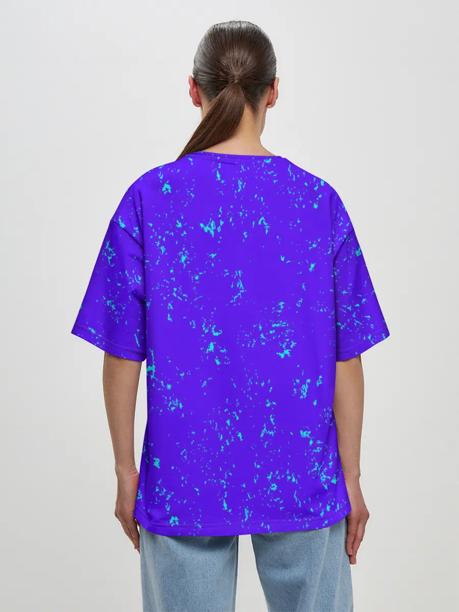 Женская футболка оверсайз / MINECRAFT / МАЙНКРАФТ